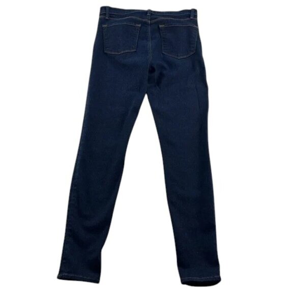 J Brand Skinny Jeans Women Size 30 Dark Indigo Mid-Rise Stretch Denim - Picture 2 of 9